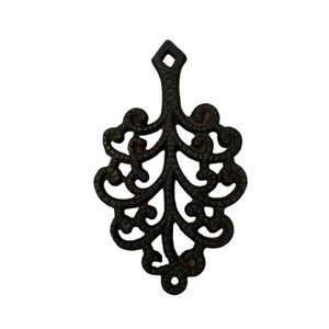 Vintage Decorative Cast Iron Footed Trivet